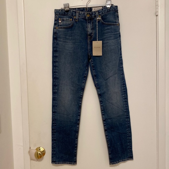 NWT AG ex-boyfriend slouchy slim jeans.  Size 27.  Color: 14 years wilderness - Picture 1 of 9